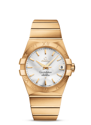 Omega Constellation Co-Axial 38 Yellow Gold / Silver